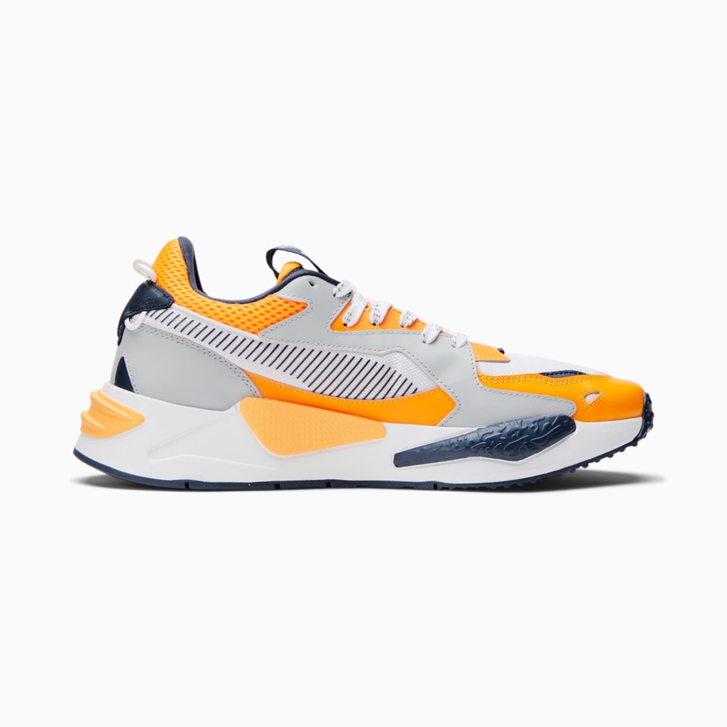 Orange Glow / Glacial Blue / Spellbound White Puma RS-Z Orange Campus Women's Sneakers | 0294SOVAJ