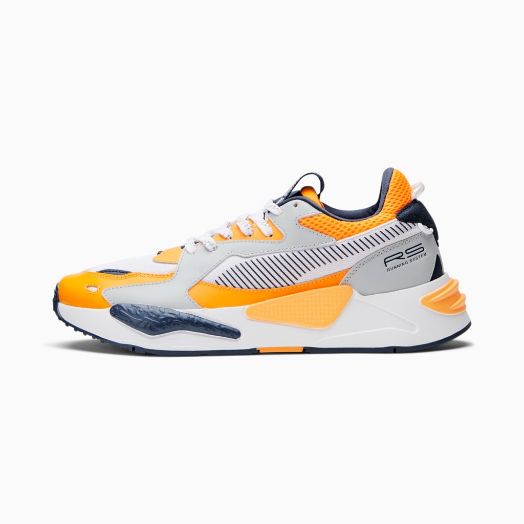 Orange Glow / Glacial Blue / Spellbound White Puma RS-Z Orange Campus Women\'s Sneakers | 0294SOVAJ