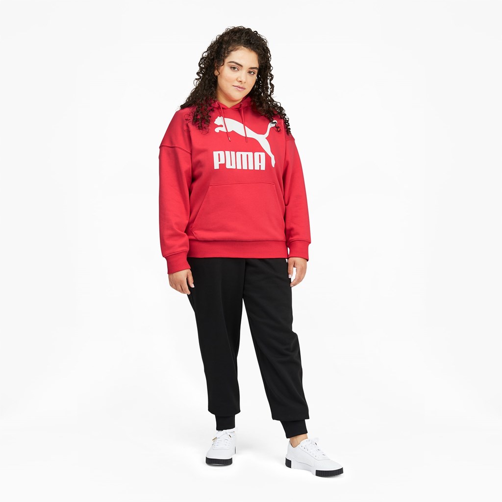 Paradise Pink Puma Classics Logo PL Women's Hoodie | 0451UTXFD