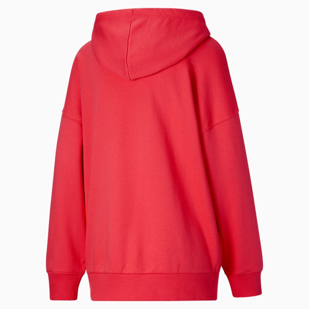 Paradise Pink Puma Classics Logo PL Women's Hoodie | 0451UTXFD