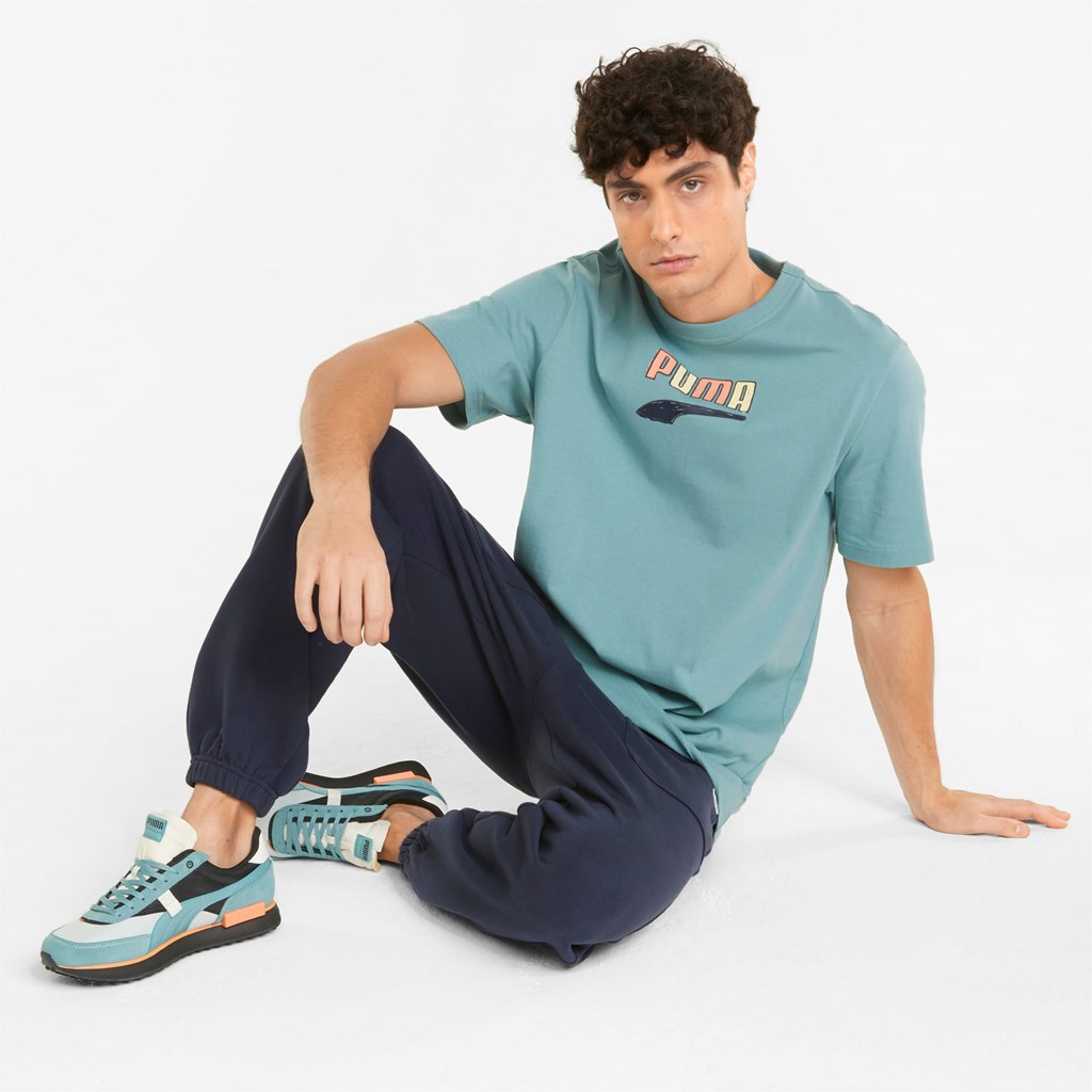 Parisian Night Puma Downtown Men's Sweatpants | 5702HRWTS