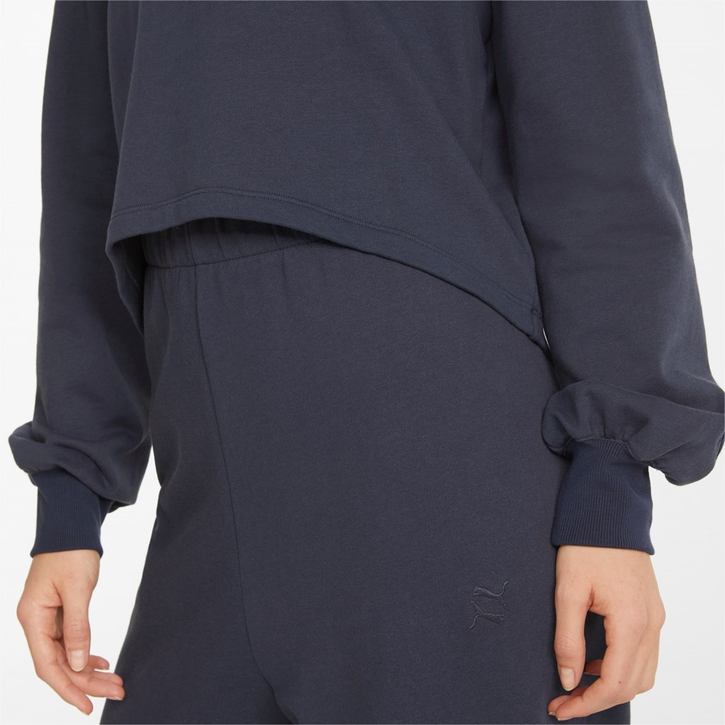 Parisian Night Puma Exhale Relaxed Training Women's Pullover | 2310TQYVE