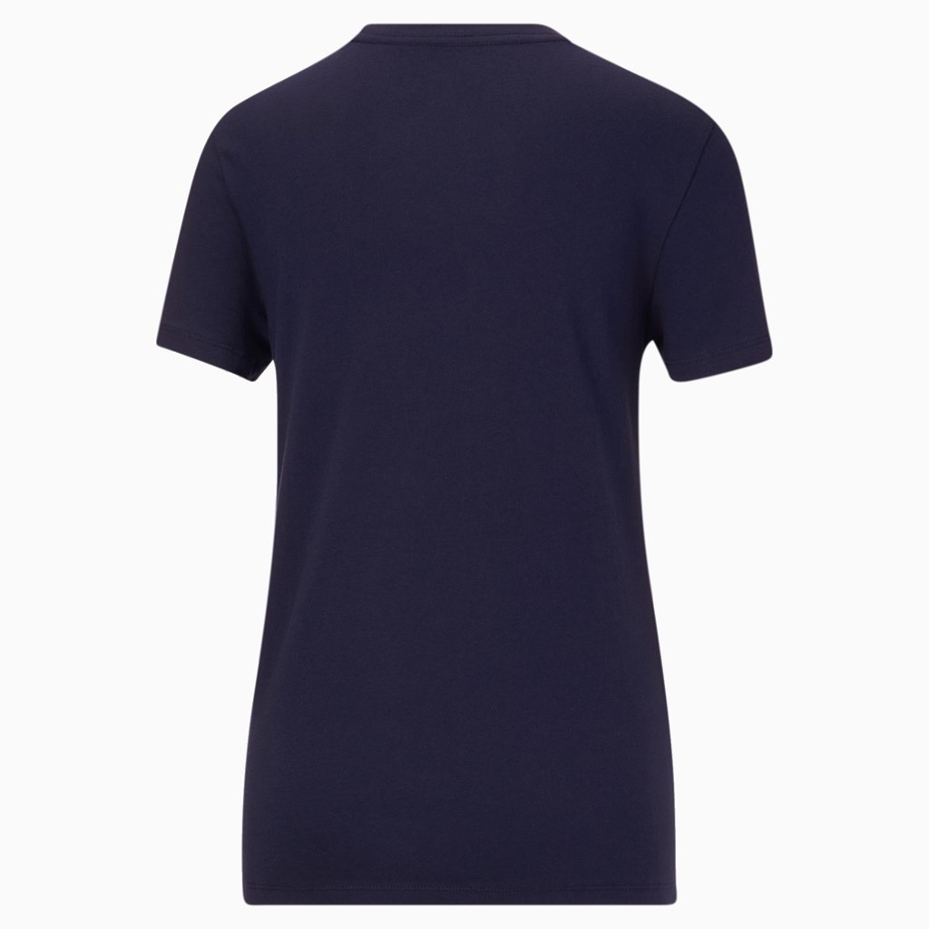 Peacoat Puma Holiday Fill Women's Tee | 2753PHFSR