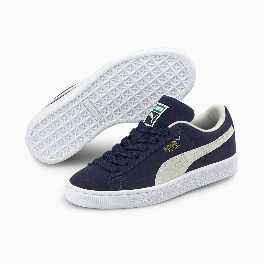 Peacoat / White Puma Suede Classic XXI JR Boys' Sneakers | 0851WGCBA