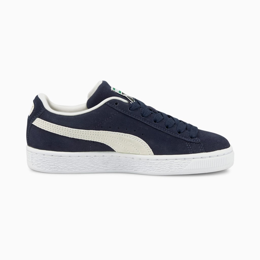 Peacoat / White Puma Suede Classic XXI JR Boys' Sneakers | 0851WGCBA