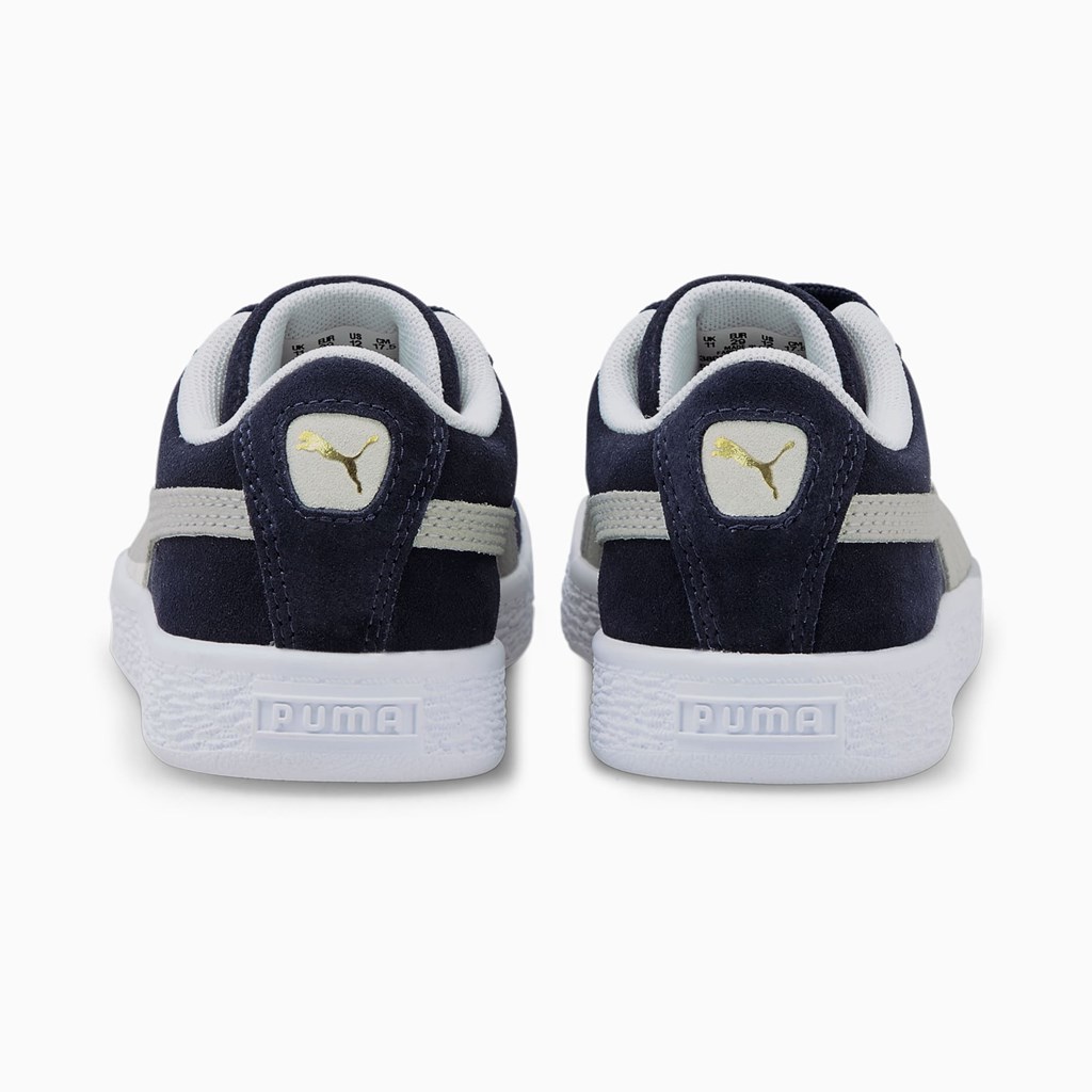 Peacoat / White Puma Suede Classic XXI Little Boys' Sneakers | 4837LZRXK