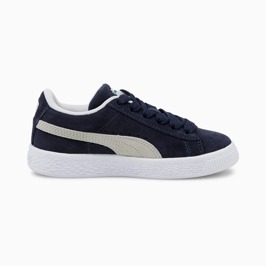 Peacoat / White Puma Suede Classic XXI Little Boys' Sneakers | 4837LZRXK