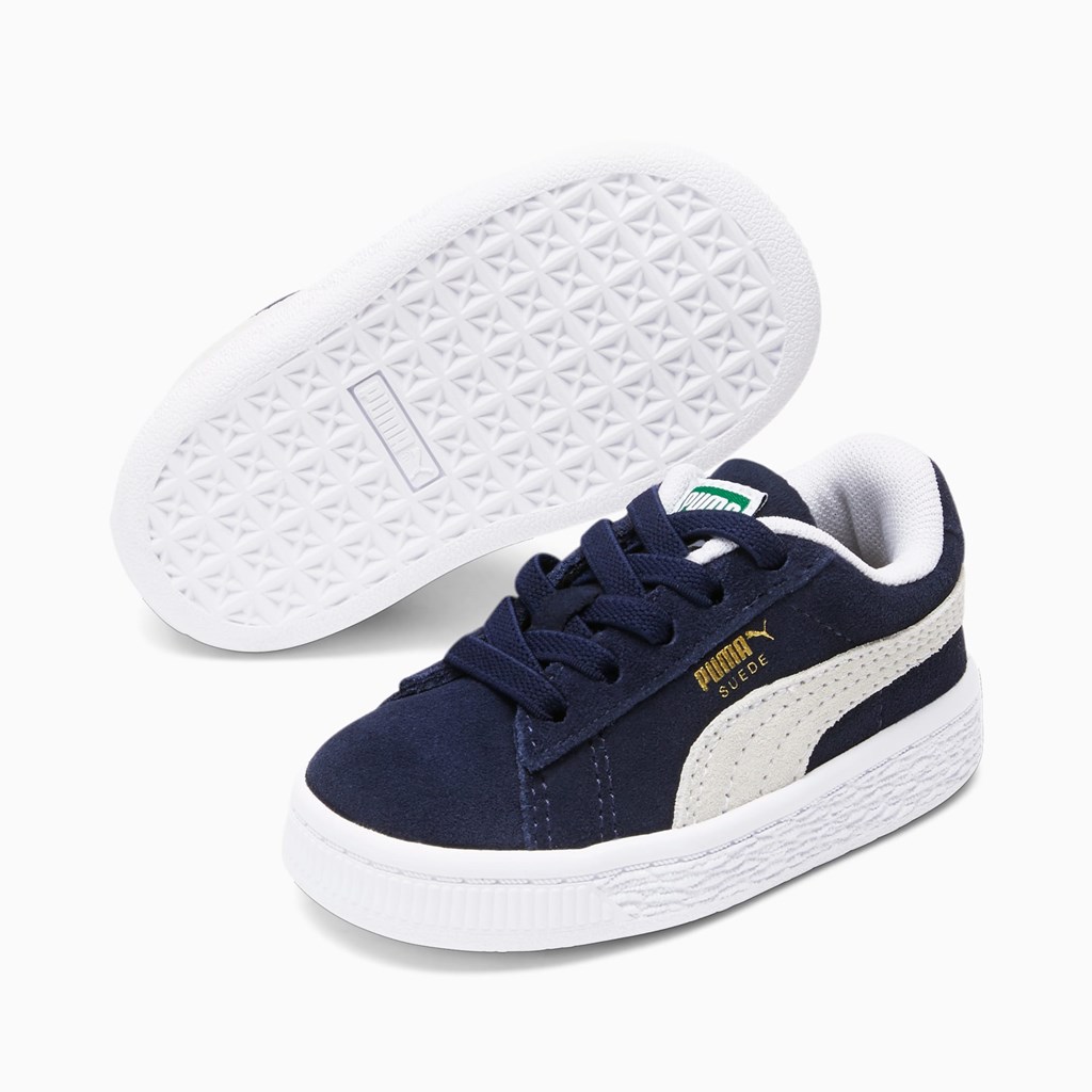 Peacoat / White Puma Suede Classic XXI Toddler Girls' Sneakers | 7963ATHYR