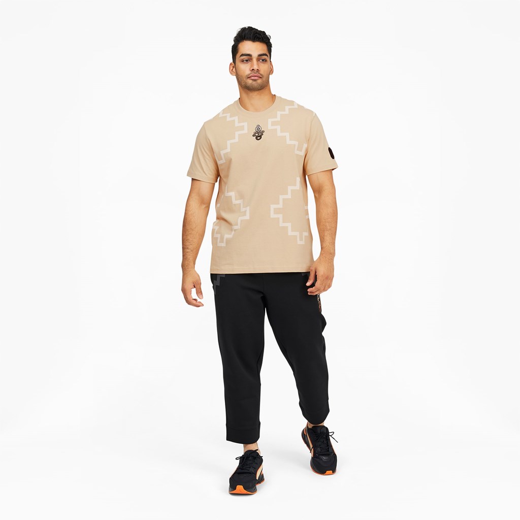 Pebble Puma PUMA x PRONOUNCE Elevated Tee Men's Tee | 8952GITMW