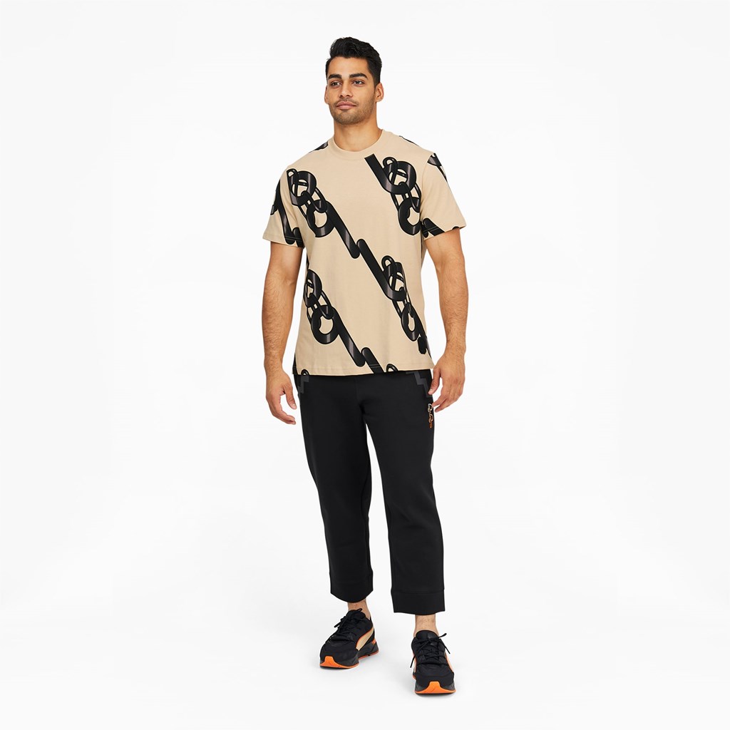 Pebble Puma PUMA x PRONOUNCE Graphic Men's Tee | 1386GYUZA