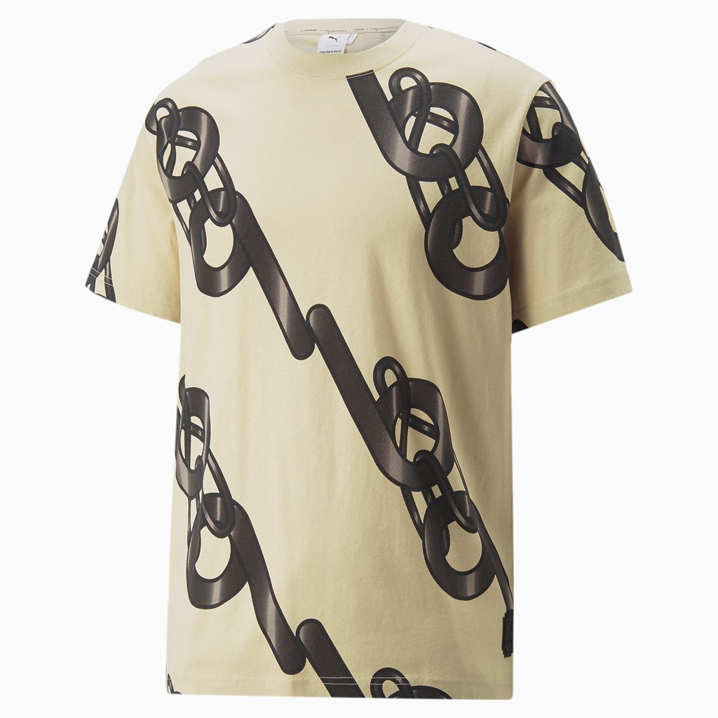 Pebble Puma PUMA x PRONOUNCE Graphic Men's Tee | 1386GYUZA