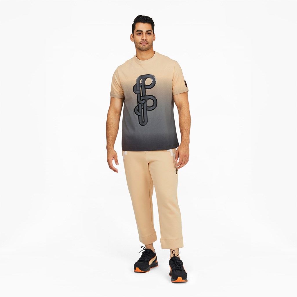 Pebble Puma PUMA x PRONOUNCE Graphic Men's Tee | 7502WNQCZ