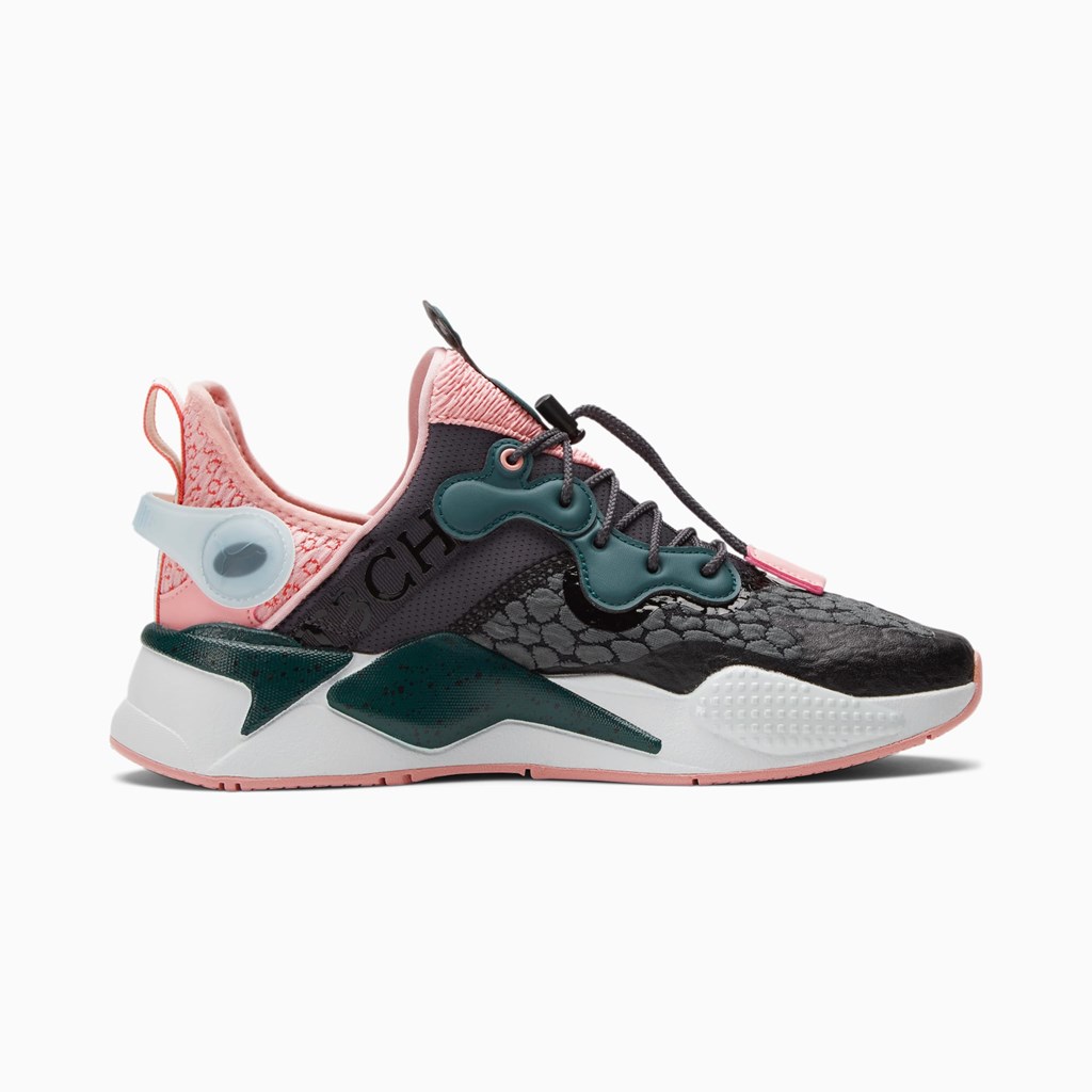 Periscope / Black / Deep Teal Puma RS-X T3CH Craken Men's Sneakers | 3470KNROS