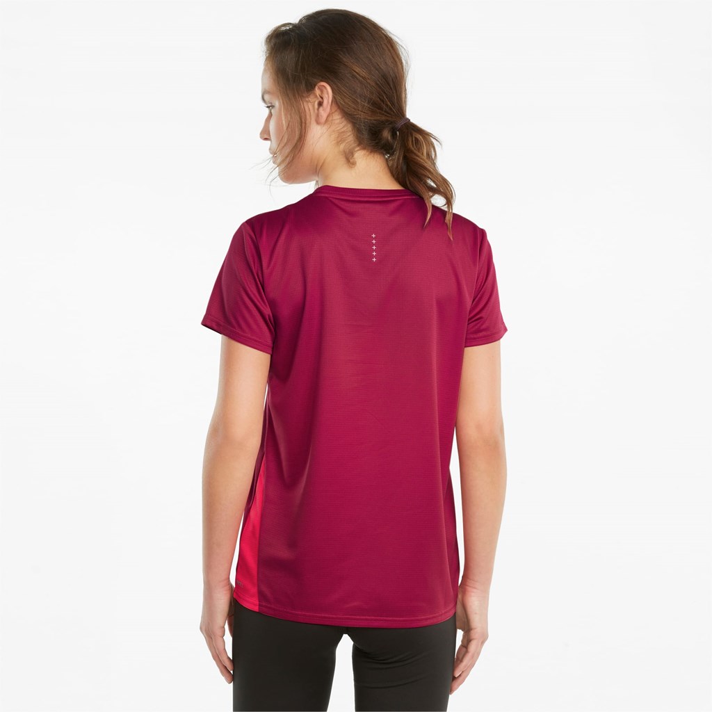 Persian Red / Sunblaze Puma Favorite Women's Running Tees | 9647BASKN