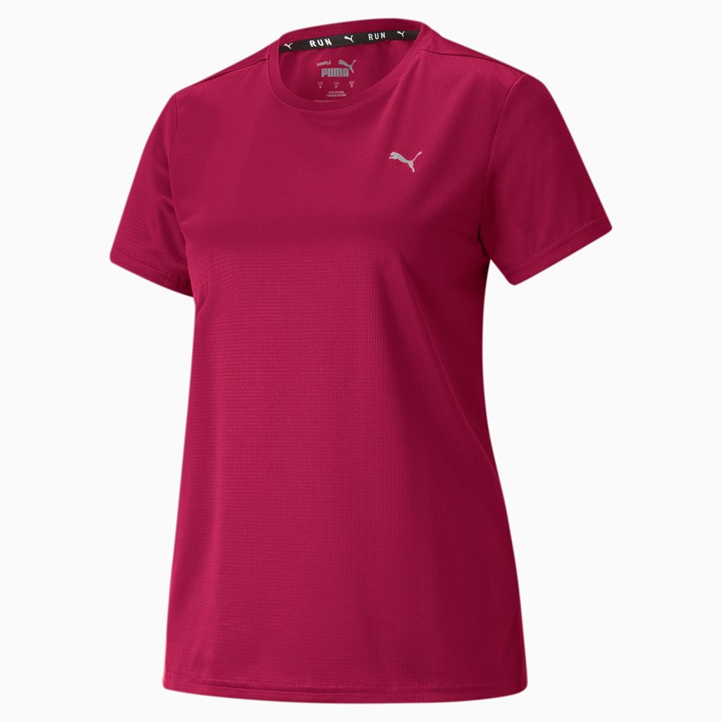 Persian Red / Sunblaze Puma Favorite Women's Running Tees | 9647BASKN