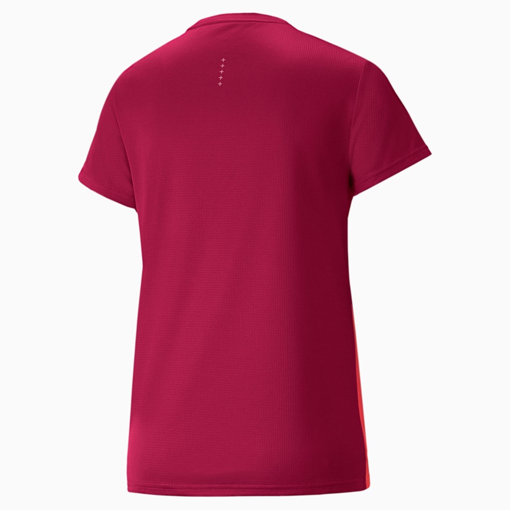 Persian Red / Sunblaze Puma Favorite Women's Running Tees | 9647BASKN