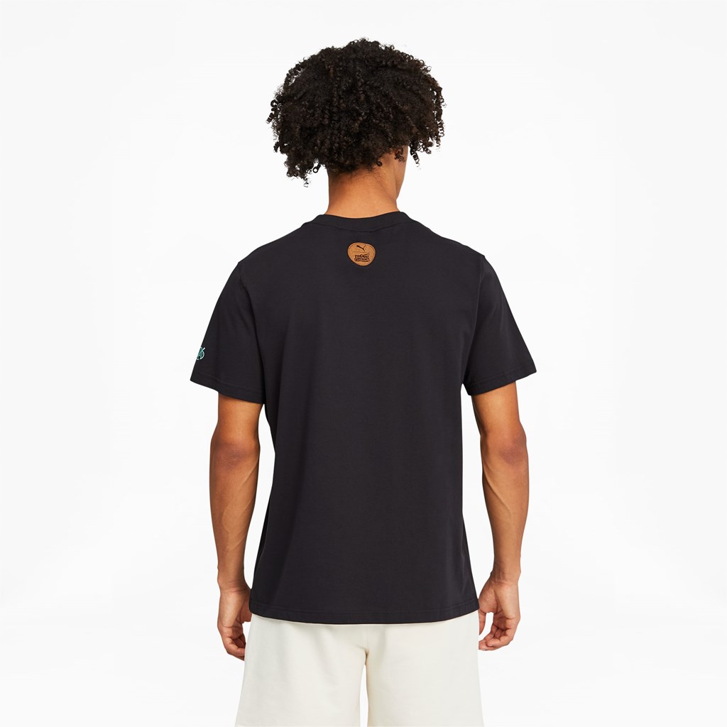 Phantom Black Puma PUMA x Animal Crossing™: New Horizons Men's Tee | 1547UGIFK