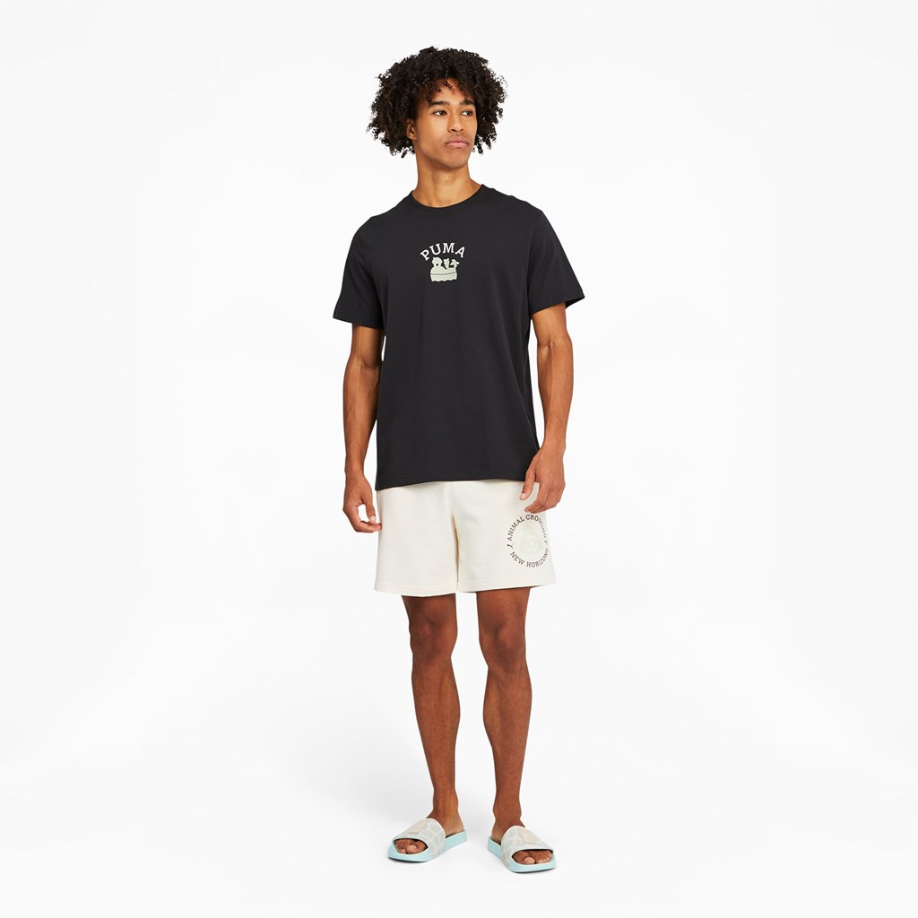 Phantom Black Puma PUMA x Animal Crossing™: New Horizons Men's Tee | 1547UGIFK