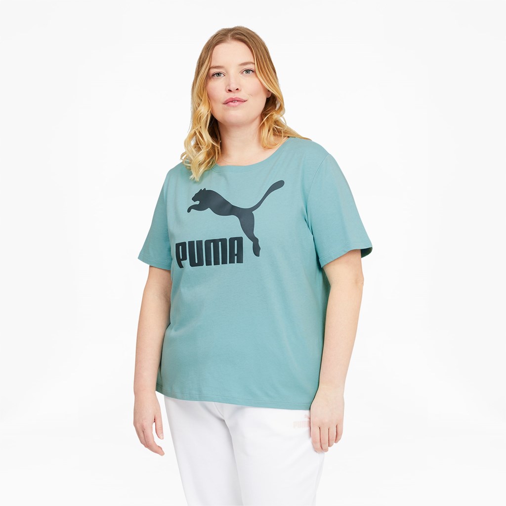 Porcelain Puma Classics Logo PL Women\'s Tee | 1538SDHVC