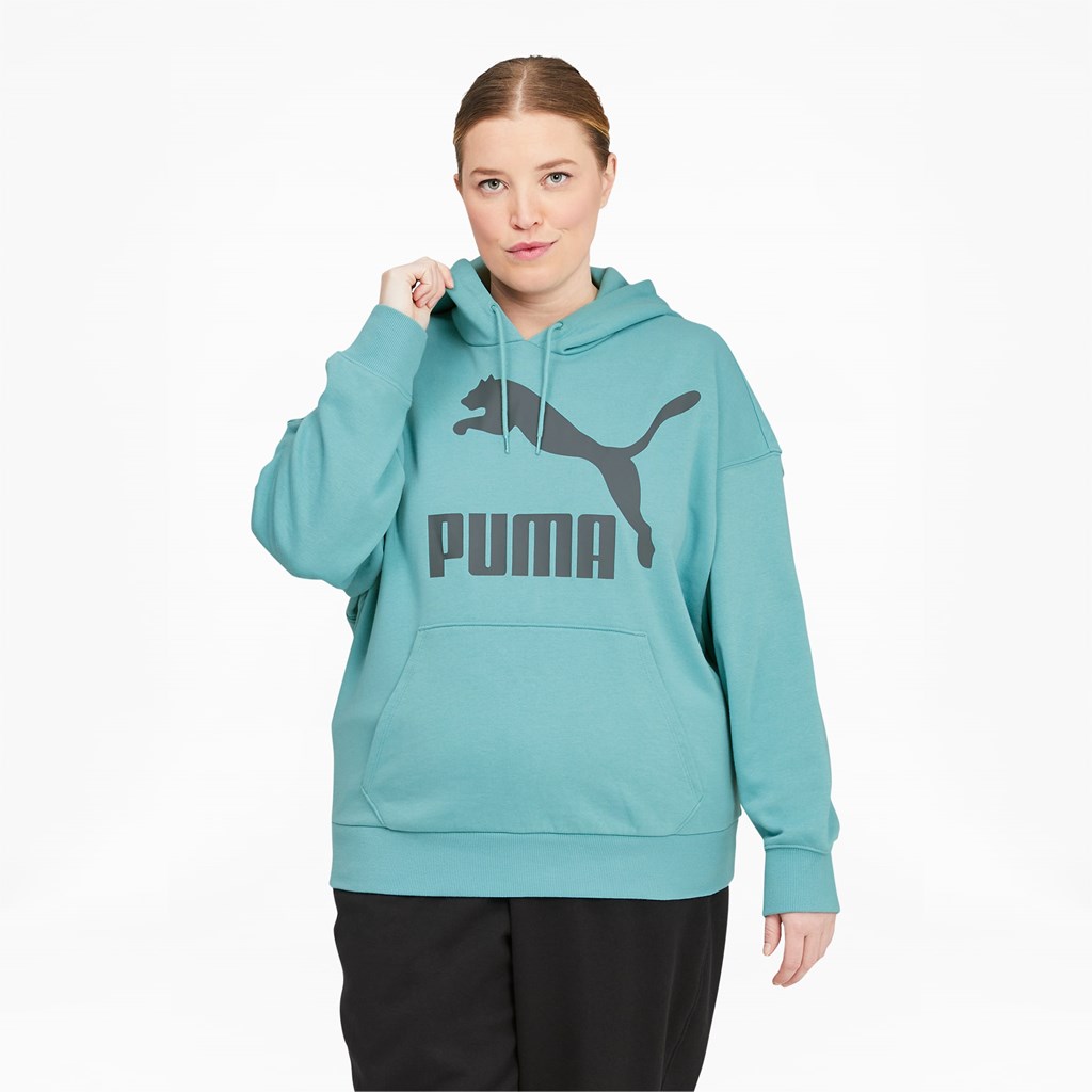 Porcelain Puma Classics Logo PL Women\'s Hoodie | 1790ZIACM