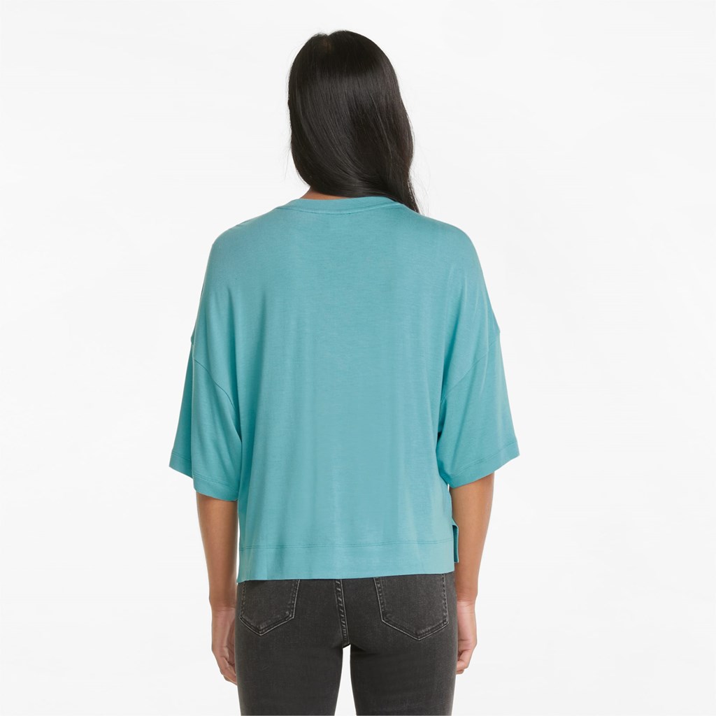 Porcelain Puma Classics Splitside  Women's Tee | 3174NJQPI