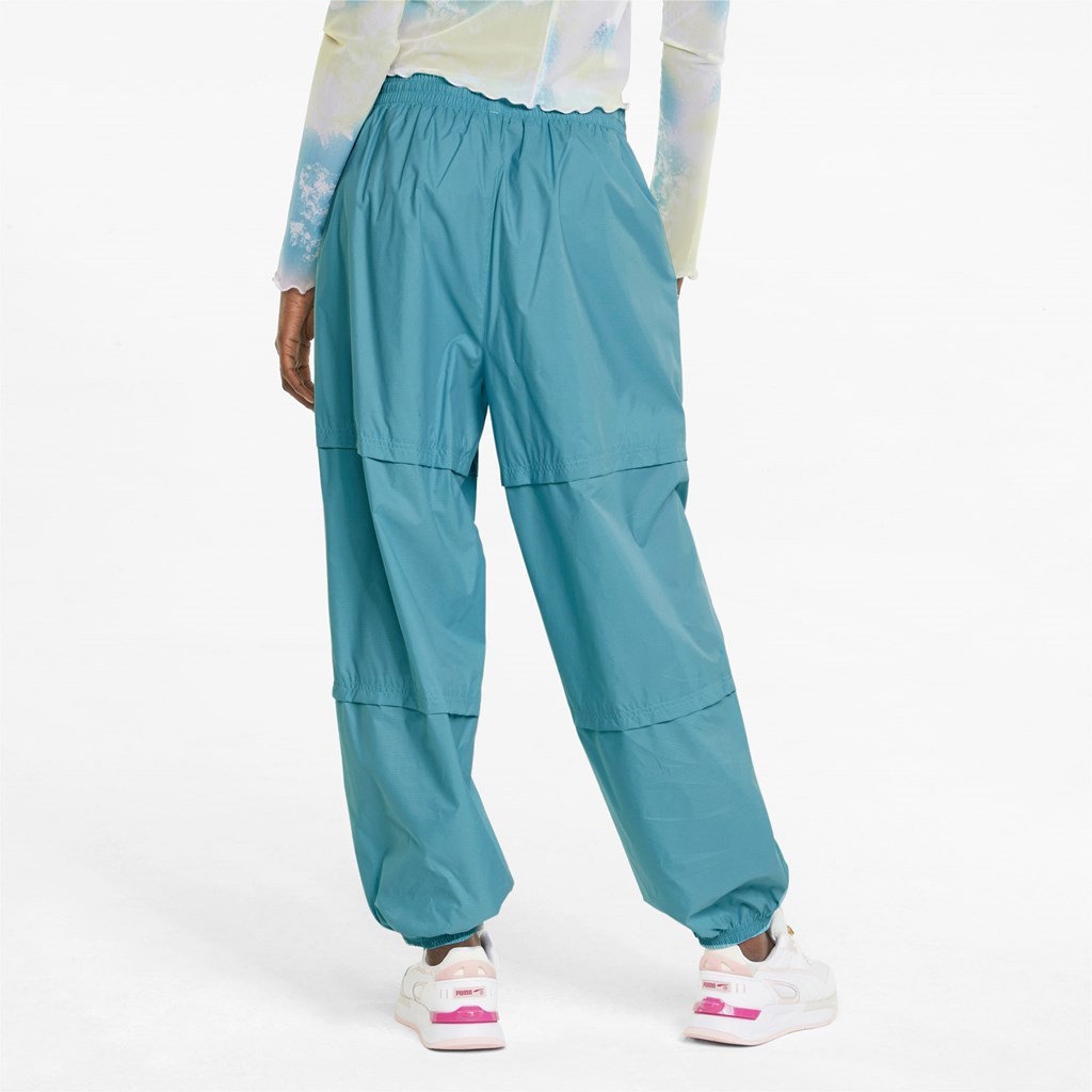 Porcelain Puma Crystal Galaxy Woven Women's Pants | 3206DRPSL