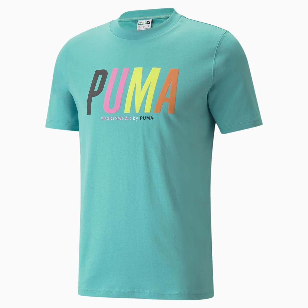 Porcelain Puma Sportswear by PUMA Graphic Men's Tee | 4092XOLWF