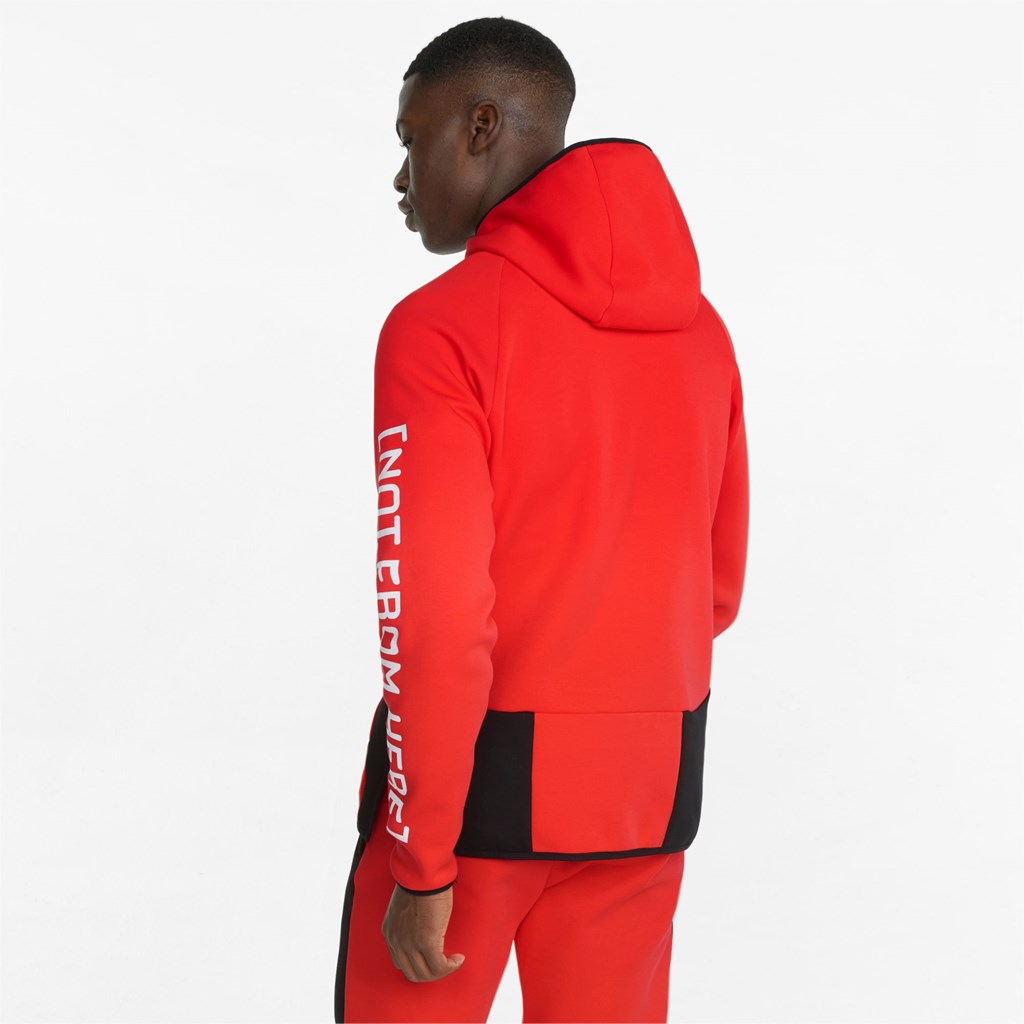 Red Blast Puma Melo Dime Basketball Men's Jacket | 7534SMVGC