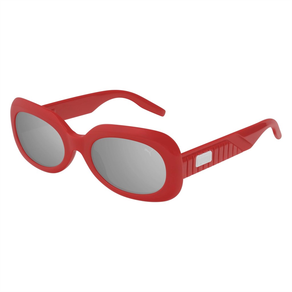 Red Puma Ruby Oval Women\'s Sunglasses | 3192DQIRF