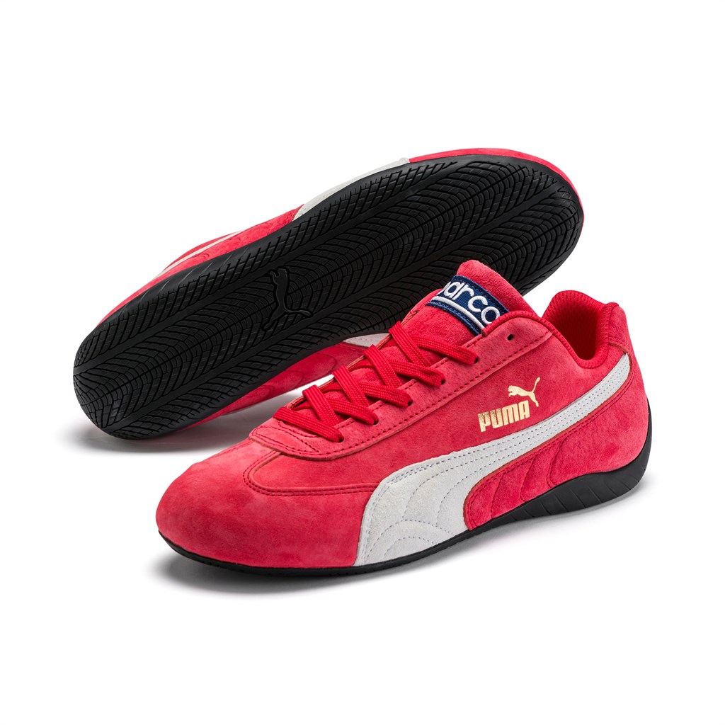 Ribbon Red / White Puma SpeedCat Sparco Men's Sneakers | 4572UIHSZ