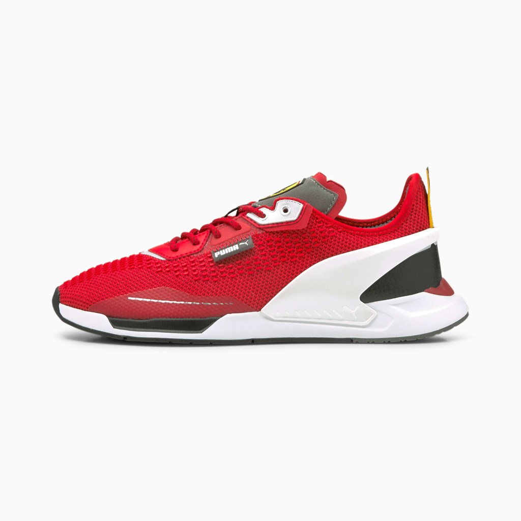 Rosso Corsa / White / Black Puma Scuderia Ferrari IONSpeed Men\'s Motorsport Shoes | 6351UEGOF