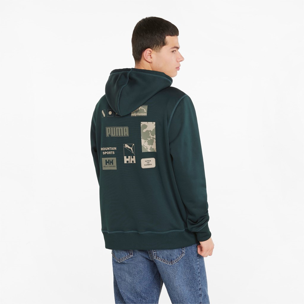 Scarab Puma PUMA x HELLY HANSEN Winter Men's Hoodie | 8794ZSBQN