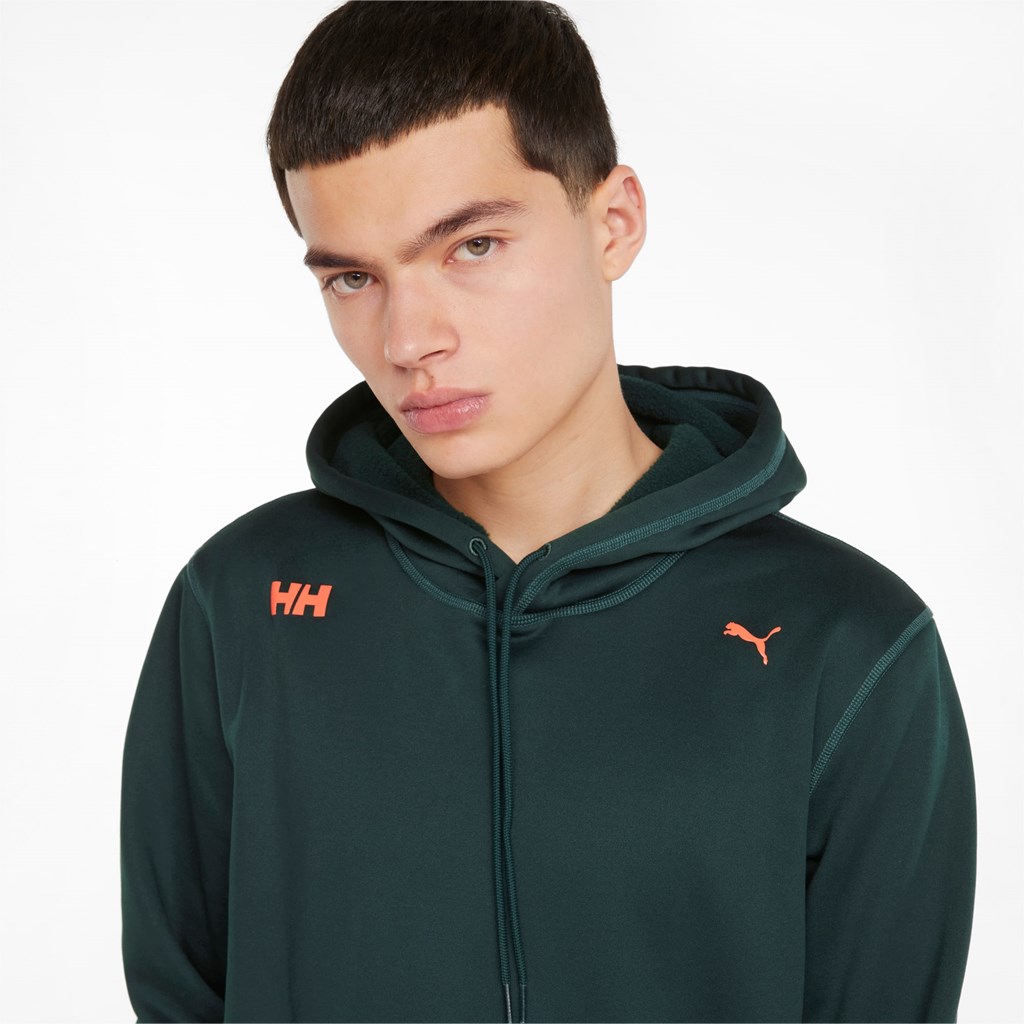 Scarab Puma PUMA x HELLY HANSEN Winter Men's Hoodie | 8794ZSBQN