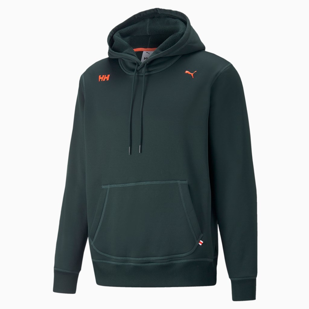 Scarab Puma PUMA x HELLY HANSEN Winter Men's Hoodie | 8794ZSBQN