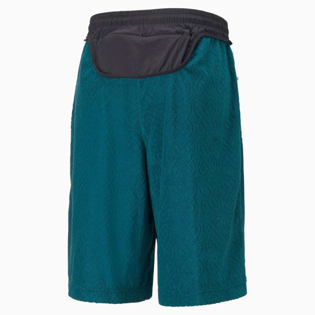 Shaded Spruce Puma PUMA x PRONOUNCE T LG Men's Shorts | 4510ULOQH