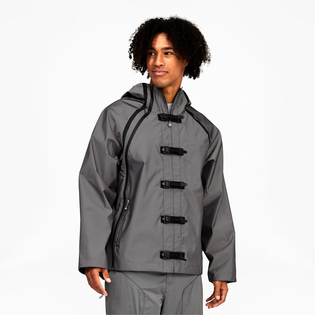 Silver Puma PUMA x PRONOUNCE Men\'s Windbreaker | 3459GEVXQ