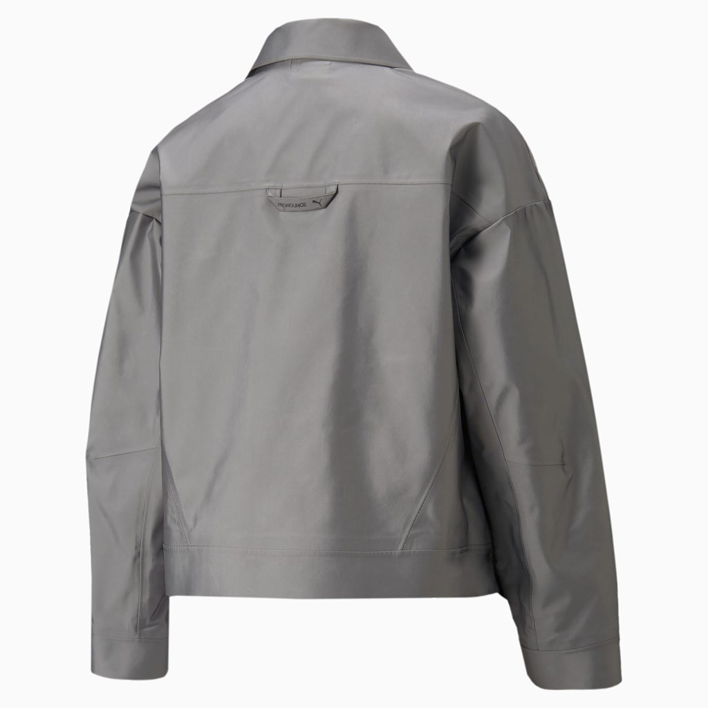 Silver Puma PUMA x PRONOUNCE Woven Women's Jacket | 3584MAIZB