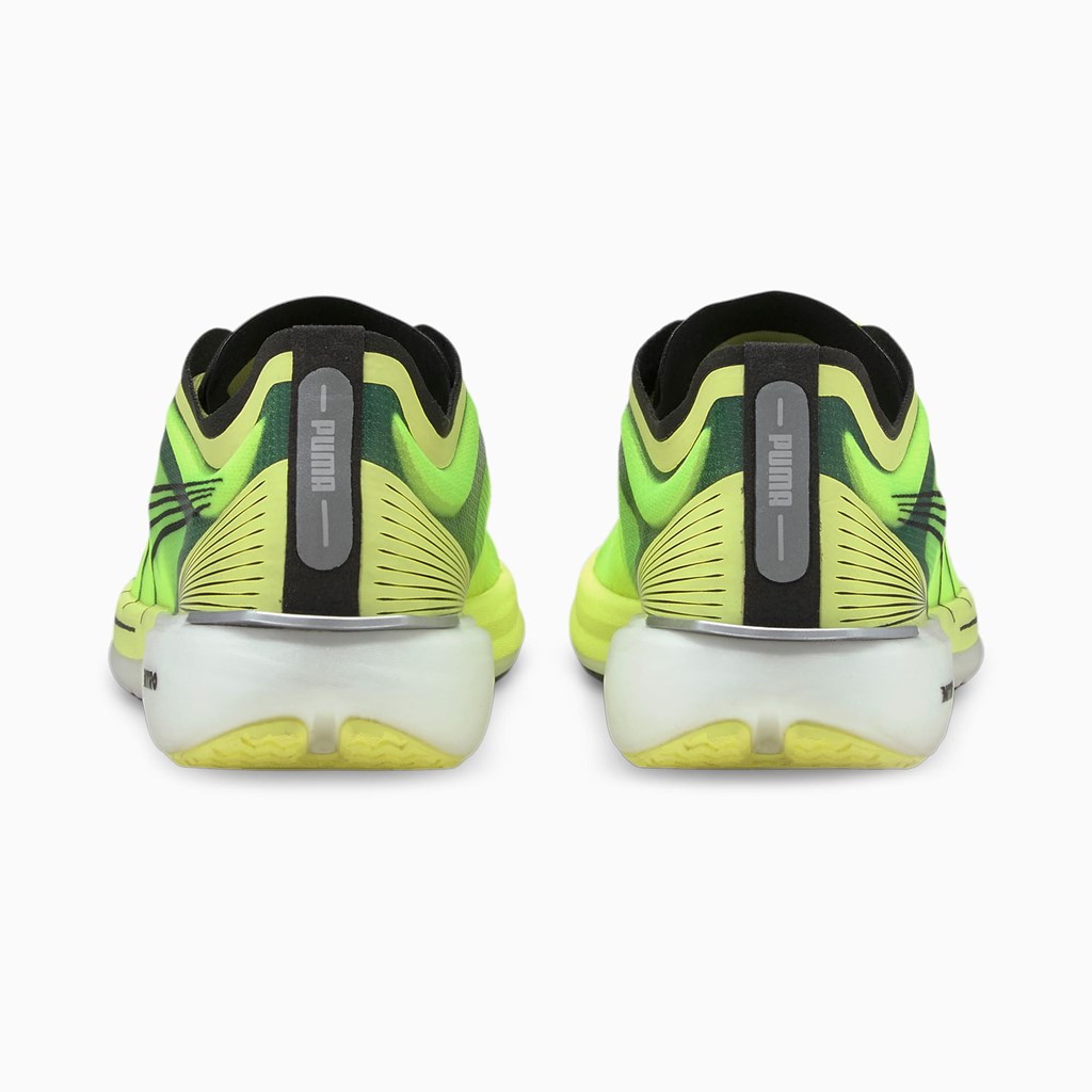 Soft Fluo Yellow Black Puma Liberate NITRO Women's Running Shoes | 8924OTZHC