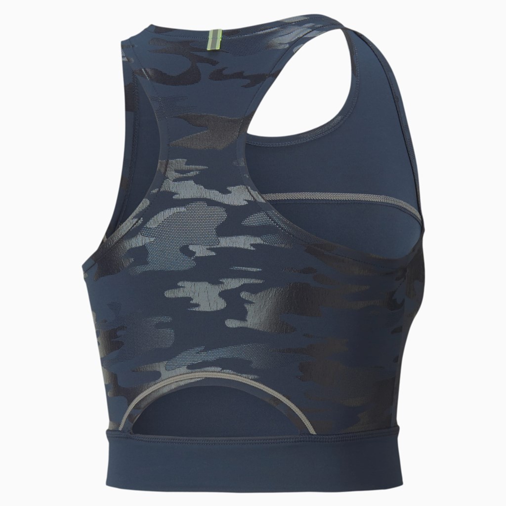 Spellbound Puma High Shine Cropped Running Women's Tank Top | 1083KFHWB