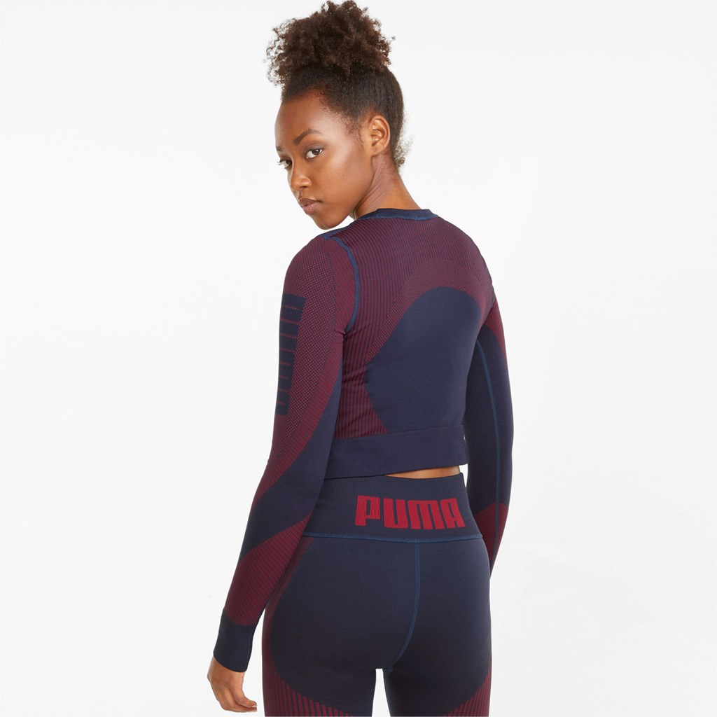 Spellbound / Sunblaze Puma Seamless Long Sleeve Fitted Training Women's Tee | 9356IRWQO