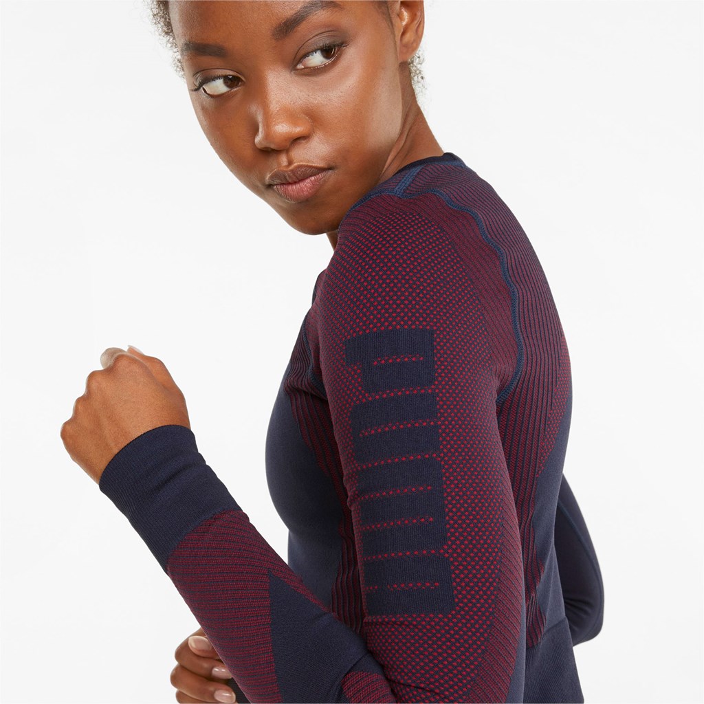 Spellbound / Sunblaze Puma Seamless Long Sleeve Fitted Training Women's Tee | 9356IRWQO