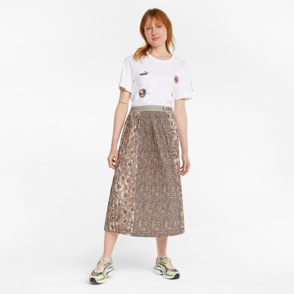 Sun Kiss / AOP Puma PUMA x LIBERTY Printed Pleated Women's Skirt | 0263HXDKZ