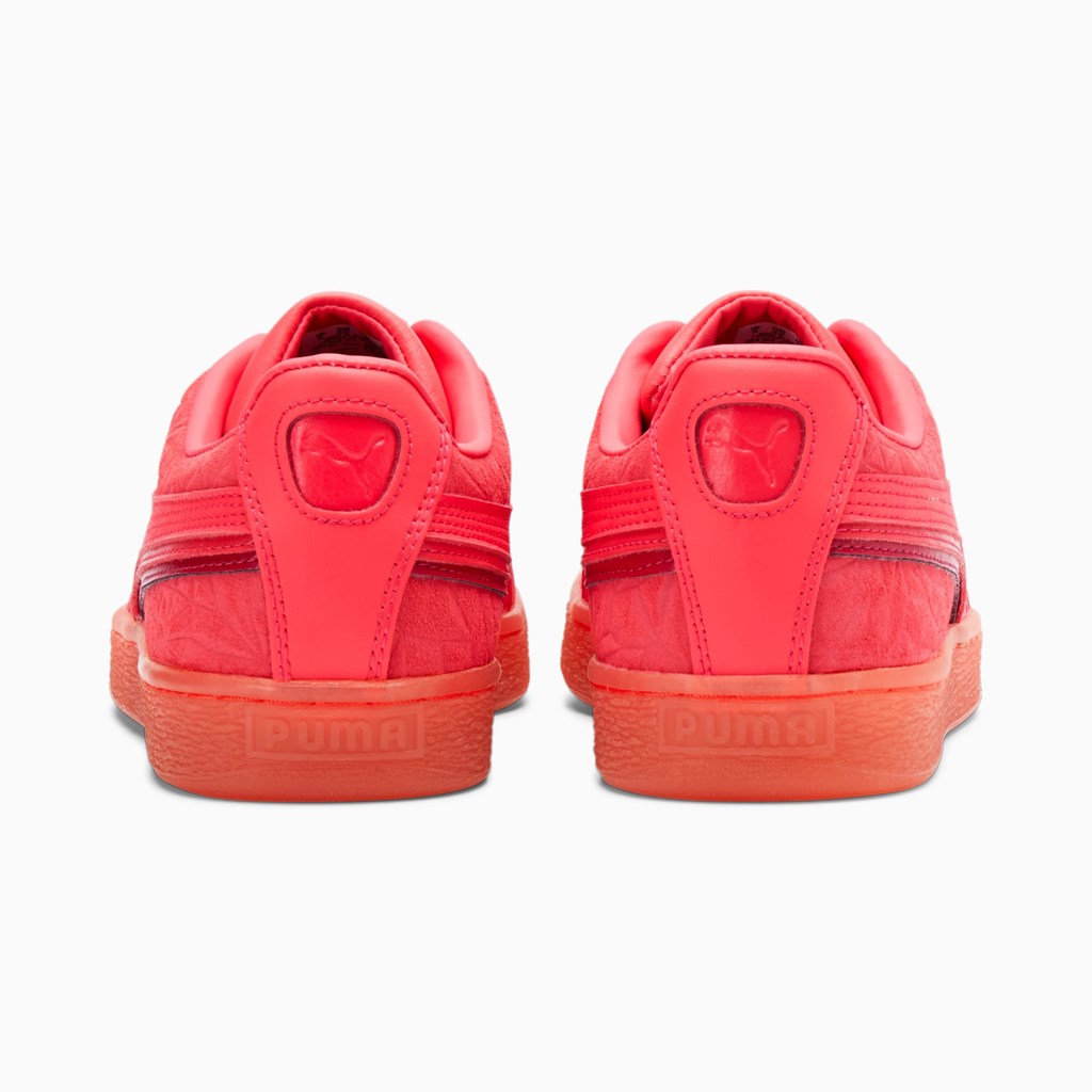 Sunblaze / Paradise Pink / Persian Red Puma Suede Triplex Mono Men's Sneakers | 3568UBOKC