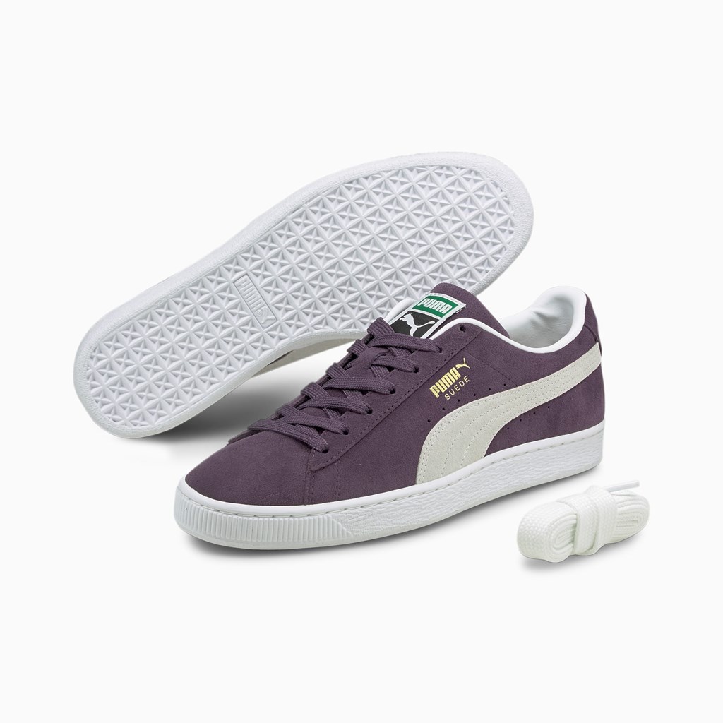 Sweet Grape / White Puma Suede Classic XXI Men's Sneakers | 5916MWTFD