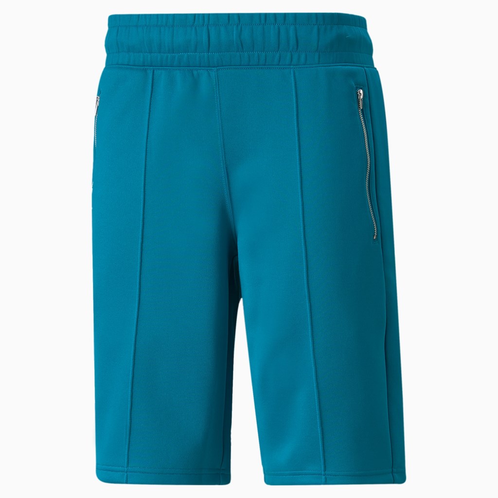 Teal Blue Puma PUMA x TMC Bermuda Shorts Men\'s Shorts | 2159ZAEVR