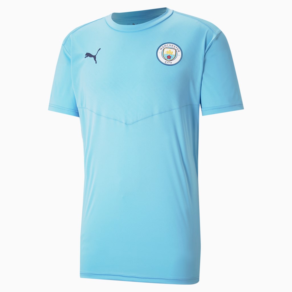 Team Light Blue / Peacoat Puma Manchester City FC Men's Warm | 8961OJFWU