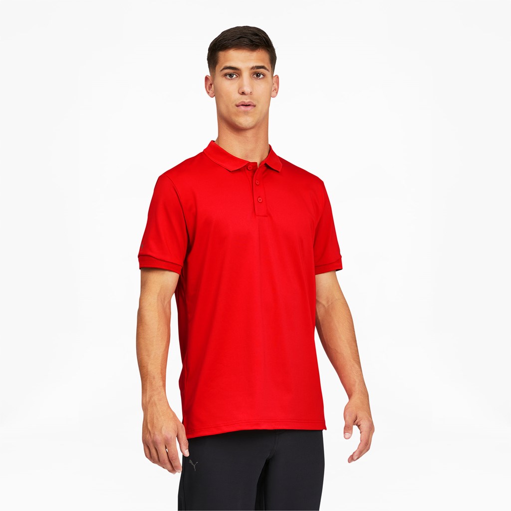 Urban Red Puma Porsche Design Men\'s Polo | 8056FPSND