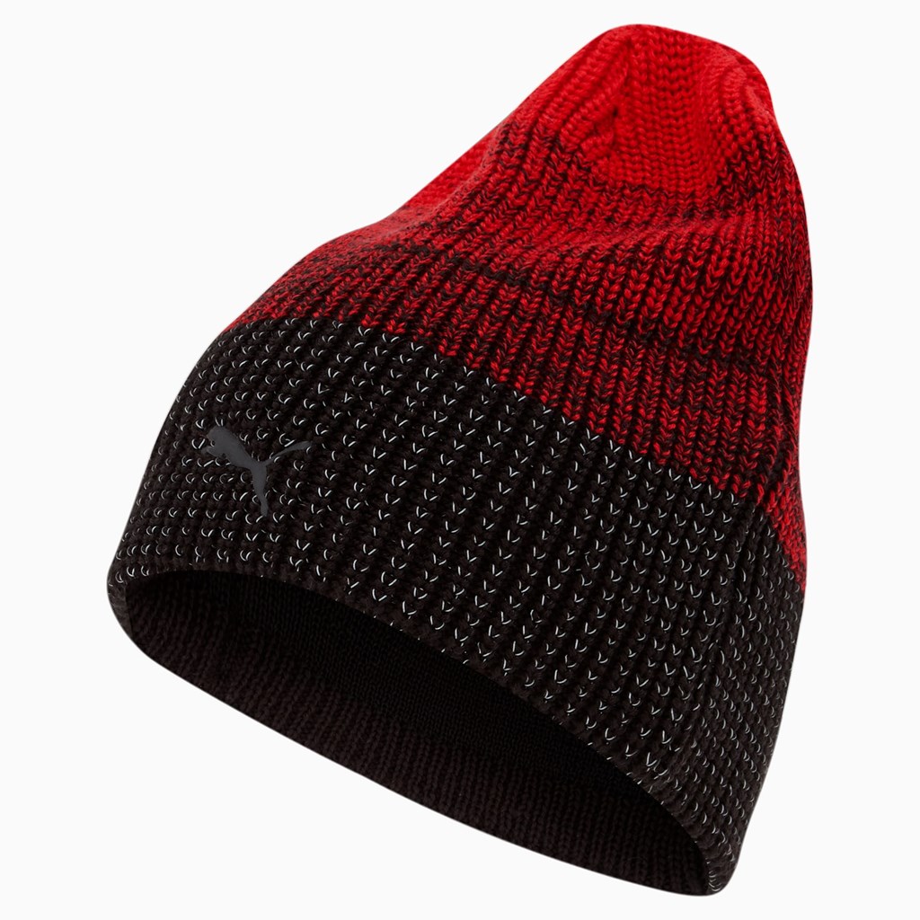 Urban Red Puma Porsche Design RCT Closed Cuff Men\'s Beanie | 2613QKFRC