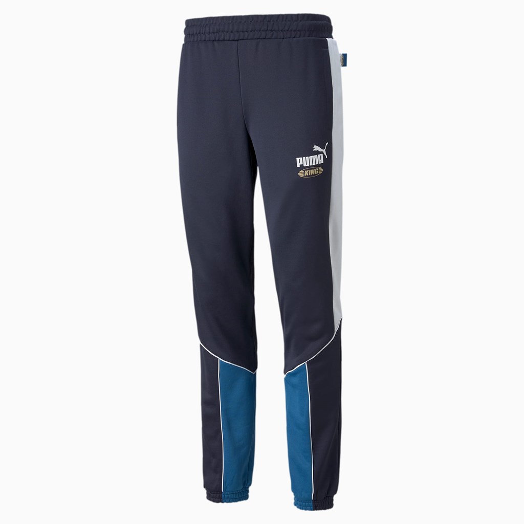 Vallarta Blue / Parisian Night Puma King Track Men's Pants | 1058QPMRK