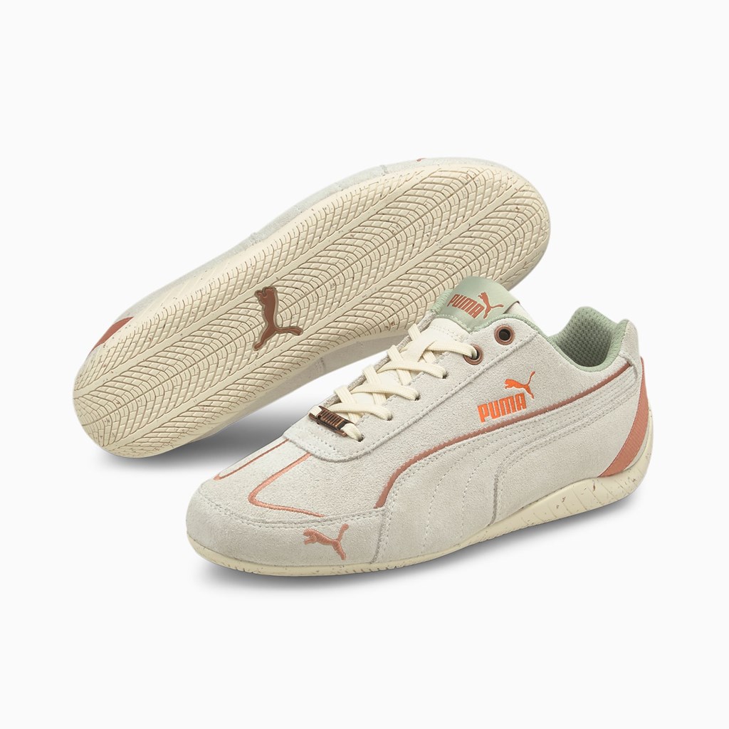 Whisper White / Copper Puma Speedcat Metallic Remix  Women's Sneakers | 6402UXPBK